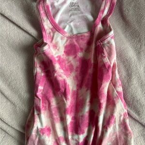 Falls Creek Pink and White Tank Top
